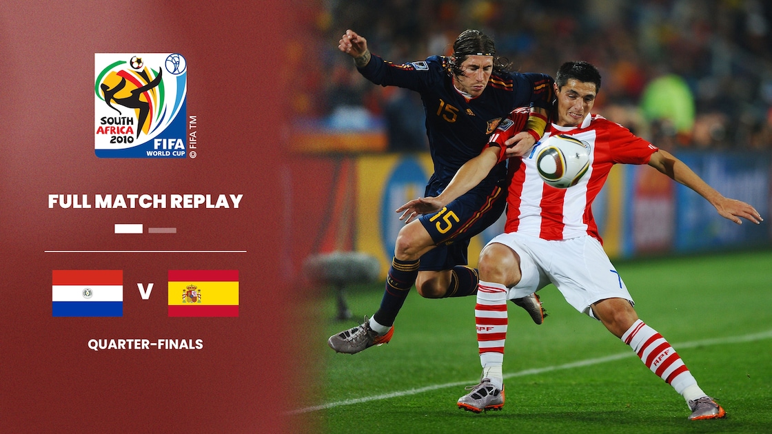 FIFA+ thumbnail: Paraguay vs Spain Quarter-final 2010