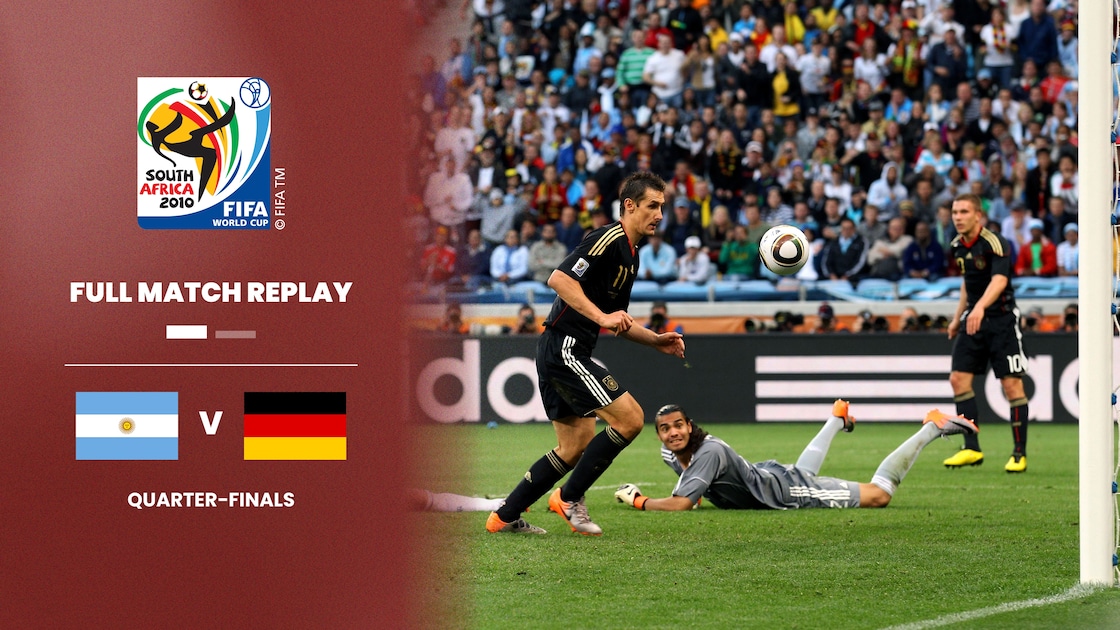 FIFA+ thumbnail: Argentina vs Germany Quarter-final 2010